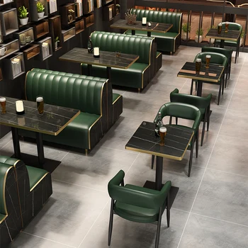 Modern Designs Restaurant Tables and Chairs Cafe Booths hotel furniture bar restaurant customized
