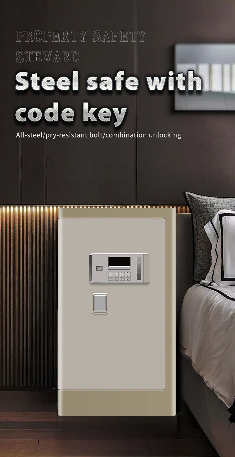 CEQSAFE All-Steel Simple Box Fireproof Safe Box Anti-Theft Fingerprint Access for Office Intelligent Alarm Home Safes supplier