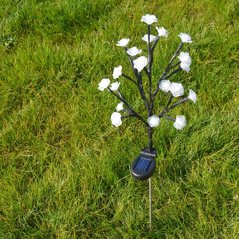 Cherry Blossom Tree Solar LED Light New Outdoor Landscape Home Decorative Garden