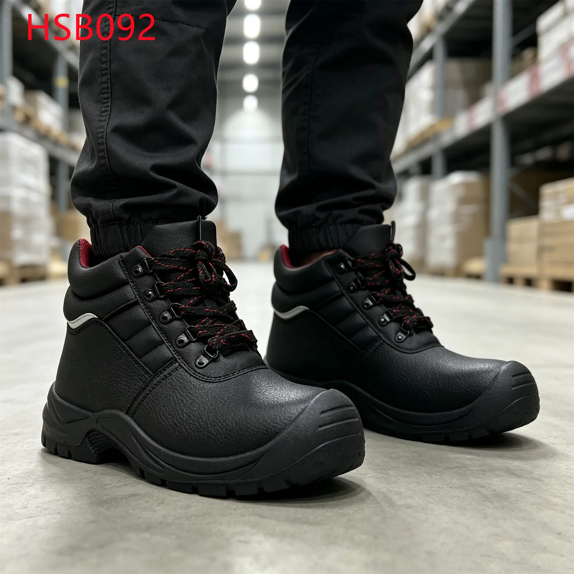 LXG,Supply Chain Hub Steel Toe&midsole Insert Hua Singh Safety Shoes  Acid&alkali PU/PU Injection Sole Work Footwear HSB092