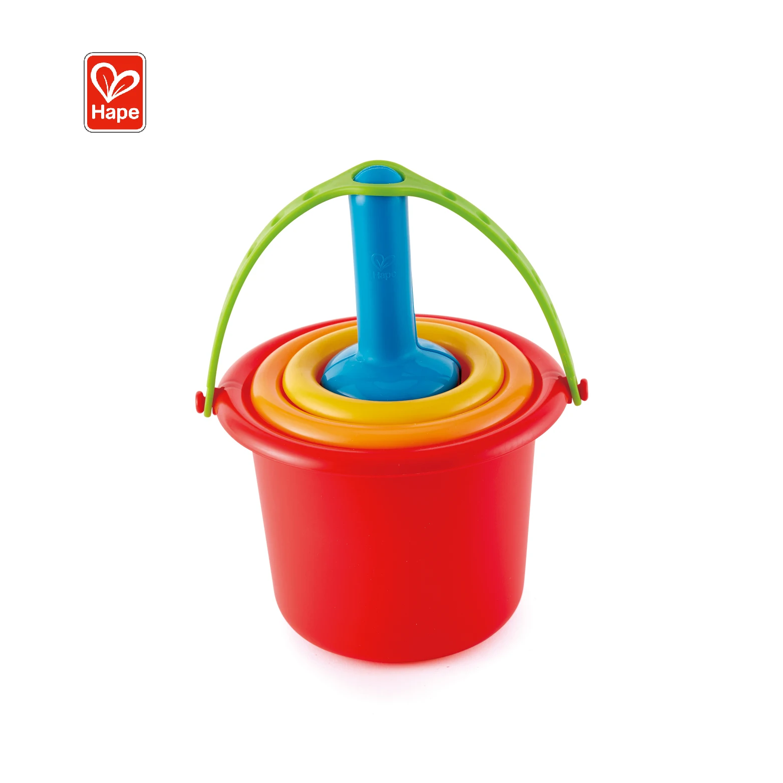 Hape-Juego de arena en 1, juguetes de playa para niños, Cubo de juguete  de arena