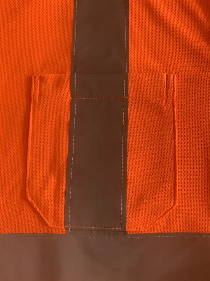 Ansi Class 3 safety shirt work wear fluorescent yellow Construction engineer Safety Long Sleeve Hi Vis shirts