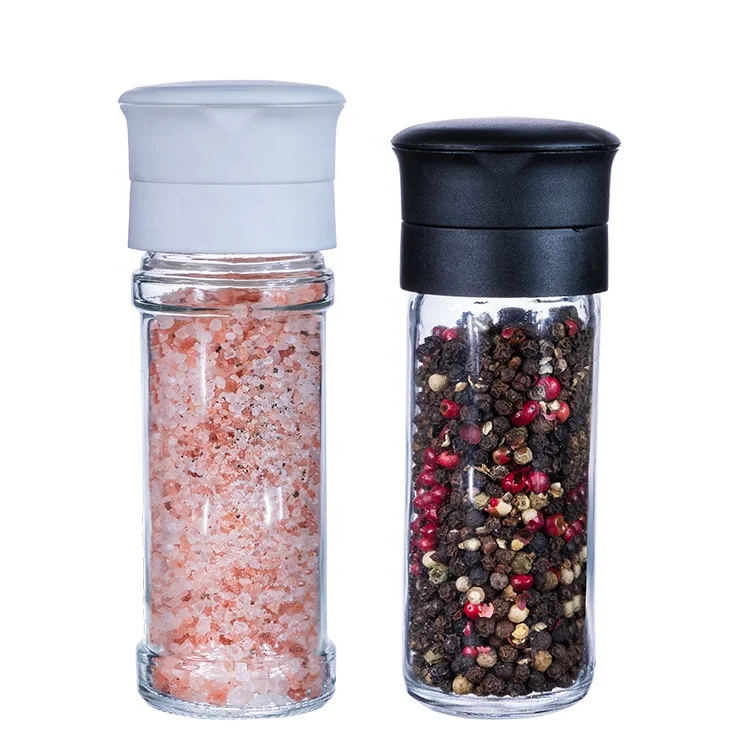 Wholesale Kitchen Salt and Pepper Shaker 90ml Glass Spice Bottle