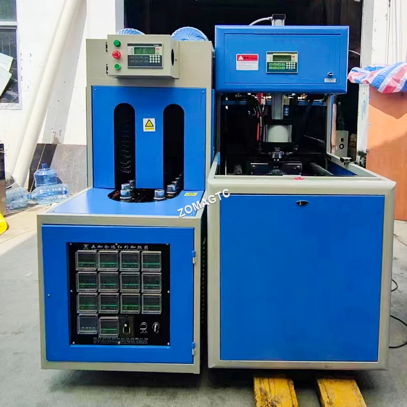 Popular Semi Automatic PET Plastic Bottle Blow Molding Machine PET Bottle Blowing Machine PE Plastic Water Bottle Making Machine