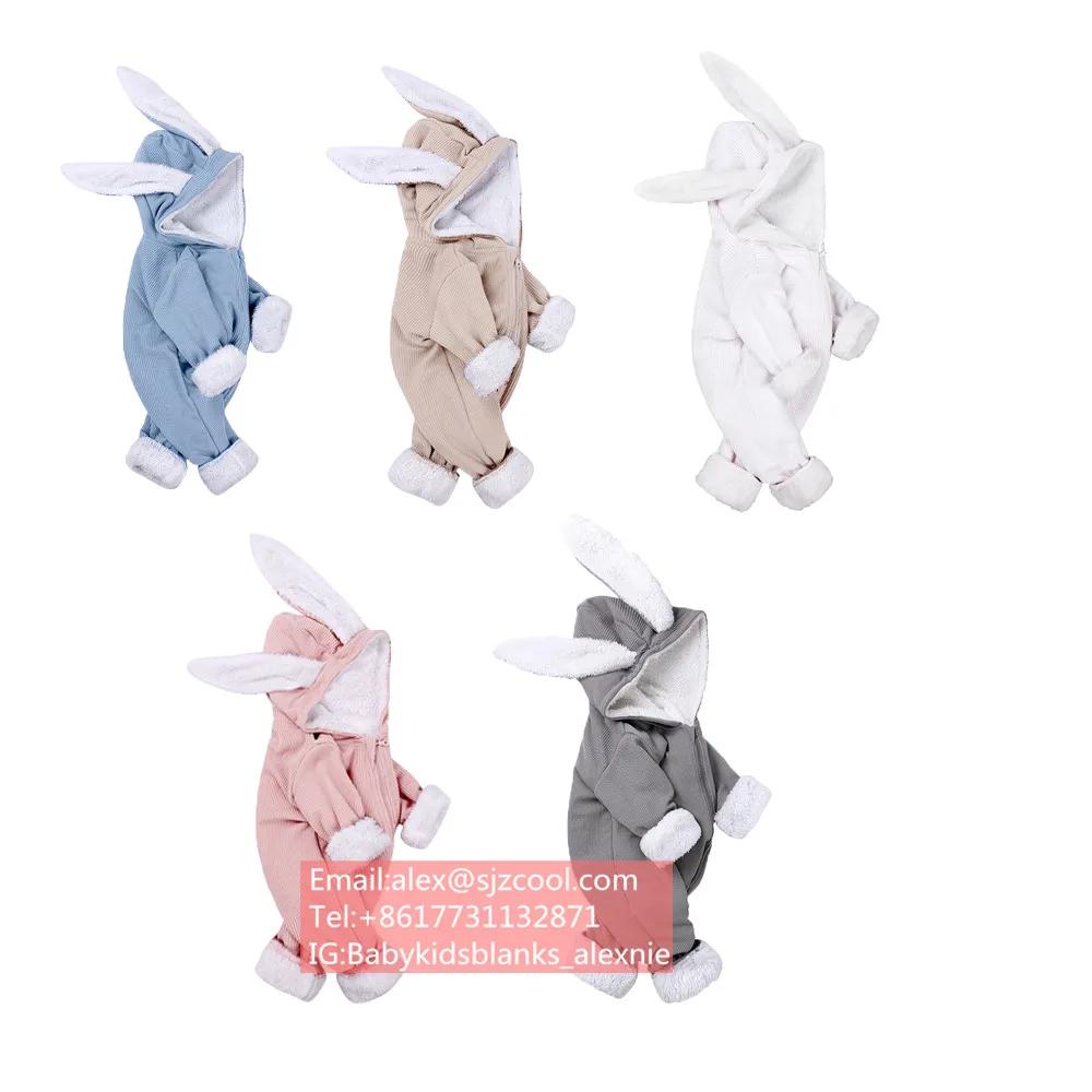 Baby Hiverturbulette-schattige konijn Kleding Meisjeskleding Pyjamas & Badjassen Pyjama Rompers en onesies 