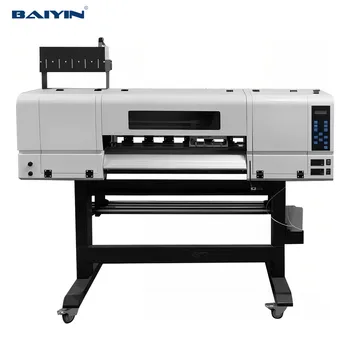 Baiyin High Speed Inkjet Printer DTF Printer Inkjet T-shirt Printing Machine 60cm Dual Heads XP600 DTF Printer