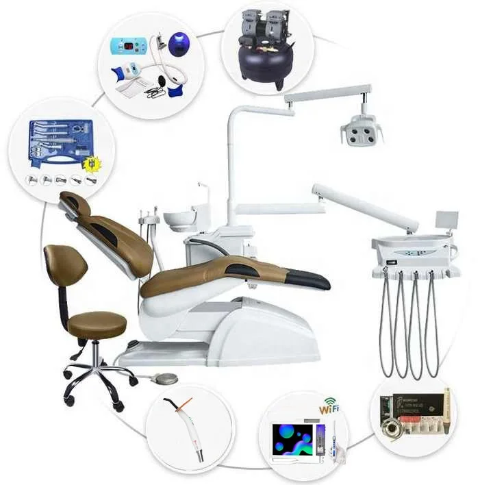 Dental Chair With Led Operation Lamp dental equipment Cheap Price