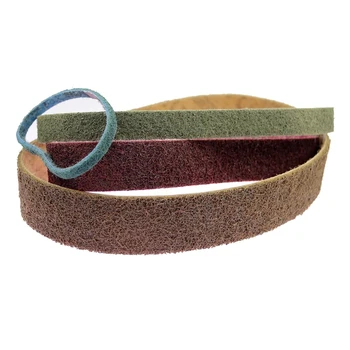 Non-woven Nylon Abrasive Sanding Belt Very Coarse Grinding to Fine Polishing