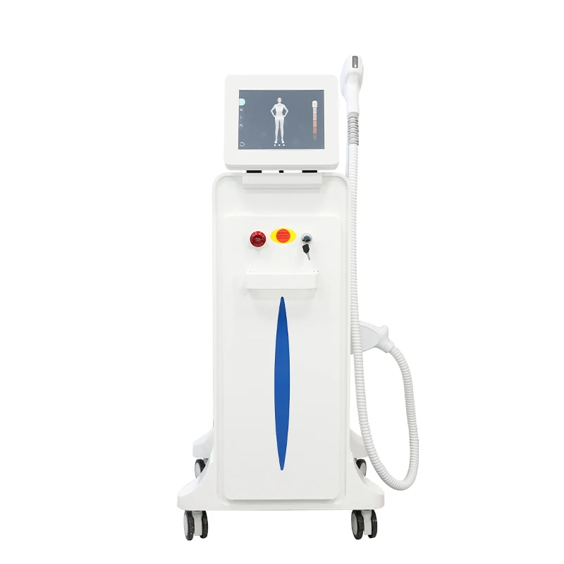 High Power Soprano Dual Handle Hair Removal Diode Laser Machine 4 Wavelength Ice Platinum Titanium For Hair Removal