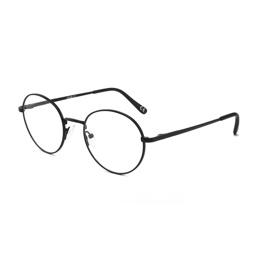 Monturas de gafas de Metal redondas de alta calidad, montura de gafas Unisex, montura óptica para hombre, gafas para mujer, gafas para hombre, ópticas personalizadas