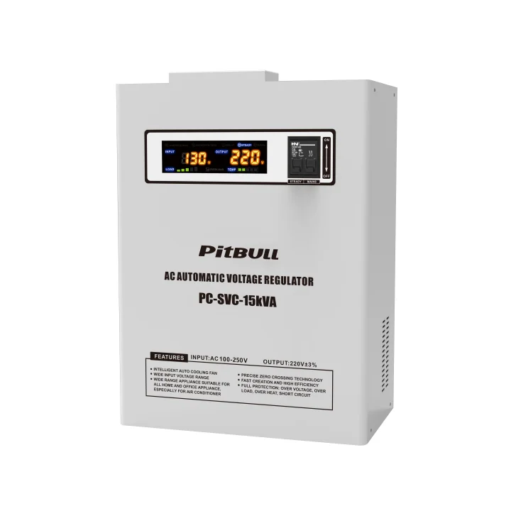 PitBULL 8k High Quality Avr Servo Voltage Regulator Manufacturer 36A Single Phase 8000va Voltage Stabilizers for air Conditioner