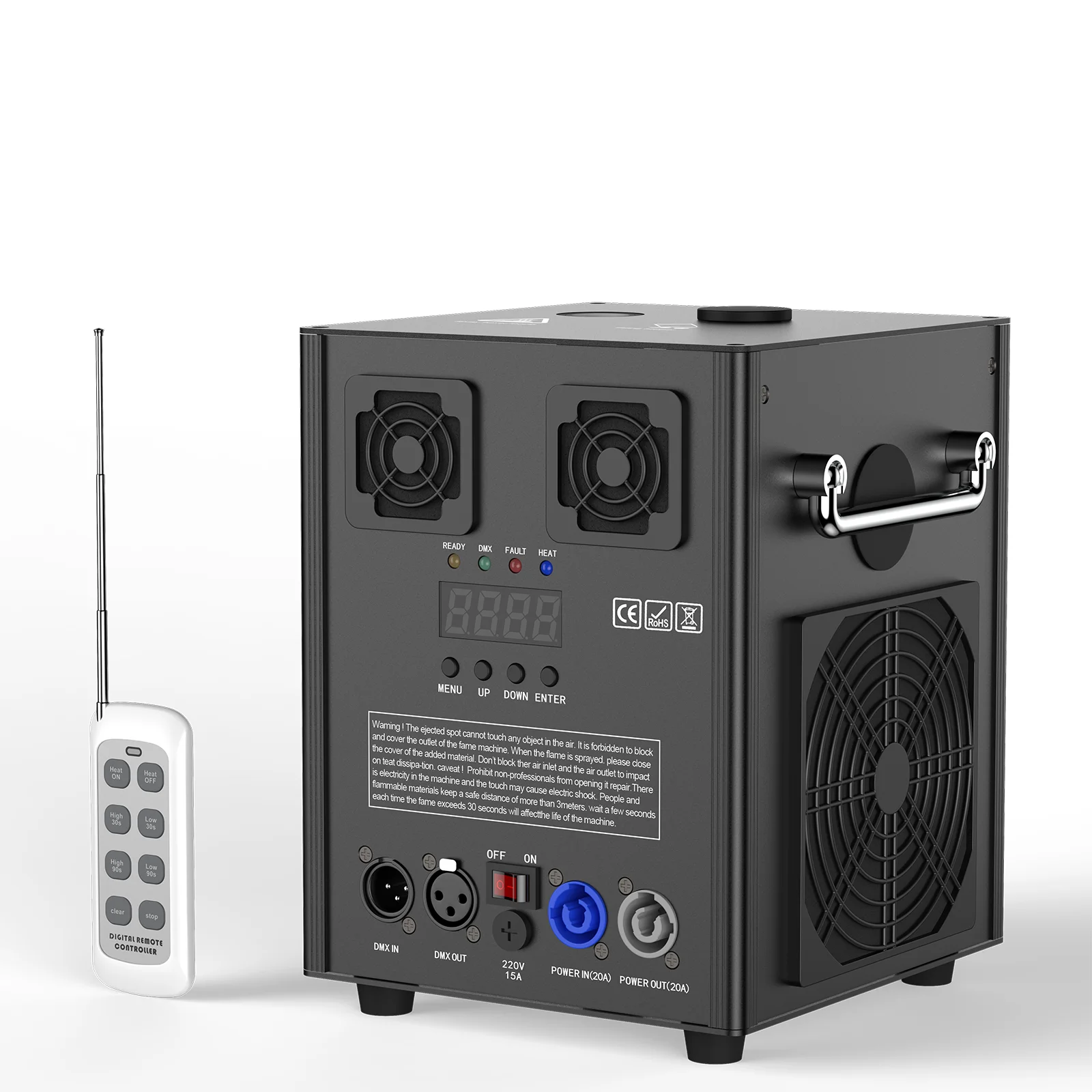 600W Cold Spark Machine with Wireless DMX Control - Ideal for