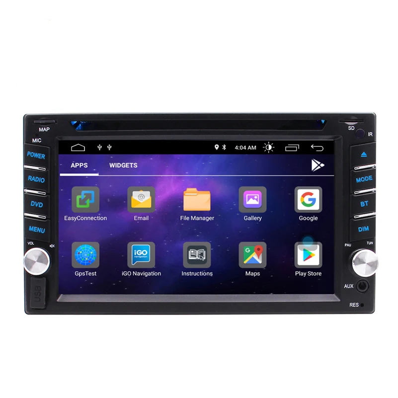 EINCAR 1 Din in Dash Car Stereo with Navigation Android 7.1 Quad Core  Single Din 7