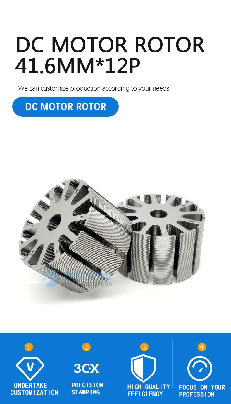 Core Stamping Laminated Motor, Steel, Silicon Steel - detail 6