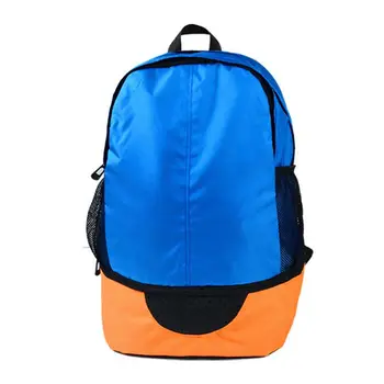 Custom Nylon Football Training Bag Backpack with Shoe Compartment Cheap Soccer Bag Backpack for Kids