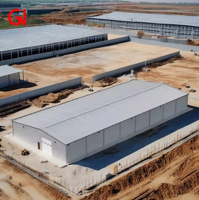 Structure Dacier Q355B Warehouse Shed Building Prefabricated Workshop Steel Structure mobile home