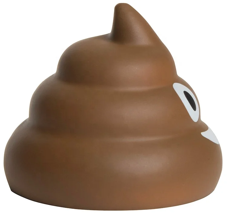 Supply Promotional Gifts Smiling Poop Custom Ball Stress Ball Stress Relievers