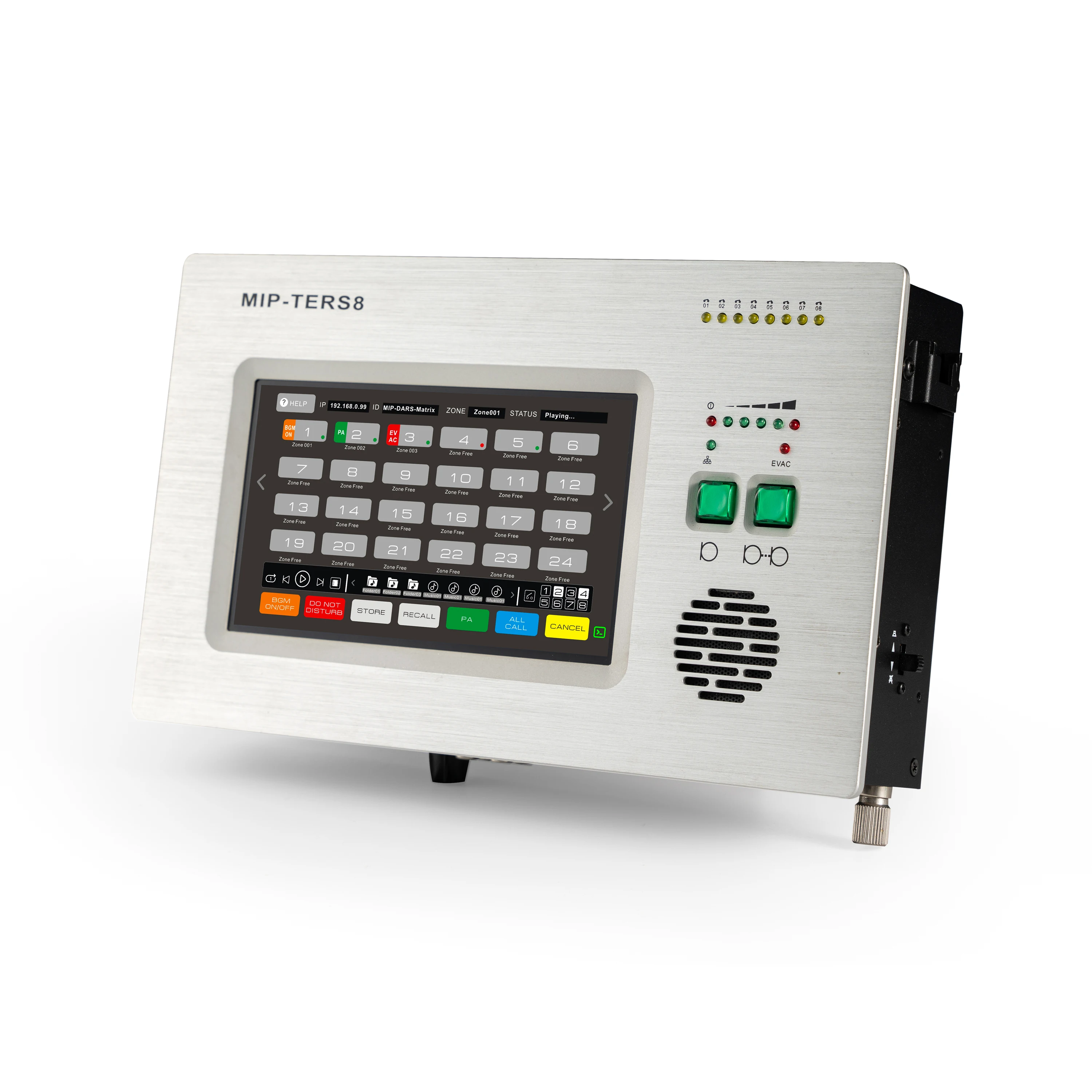 Wall Mounted IP Encoder and Decoder with 7 Inch Capacitive Touch Screen ...