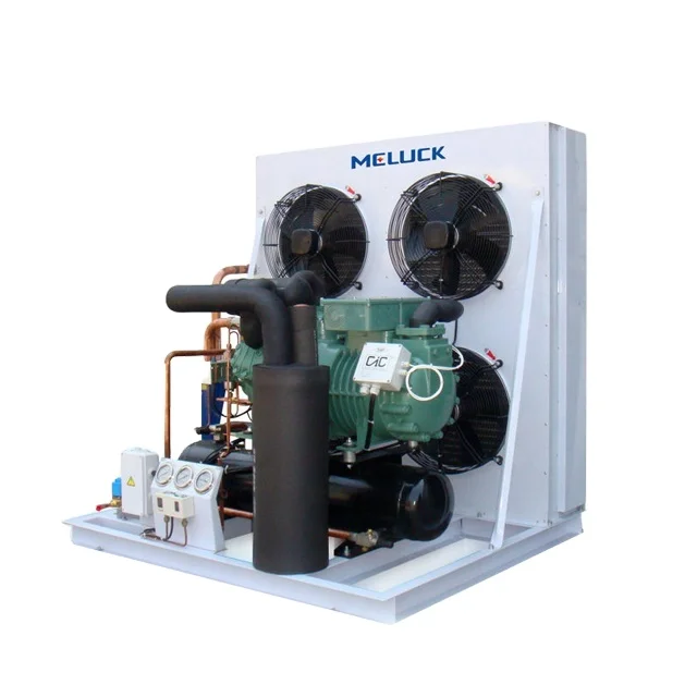 20HP Low Temperature Automatic Air-Cooled Condensing Unit Refrigeration Compressor Cold Room  Condensing Unit for Restaurant Use