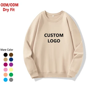 High Quality 100% Cotton Heavyweight Sweatshirt Custom Logo Comfortable Men's Hoodies & Sweatshirts