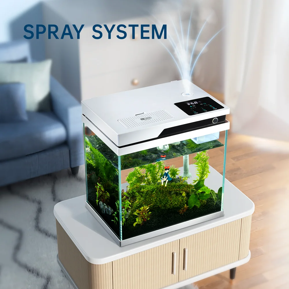 【新品】多機能スマート水槽 自動給餌機能付き 12L 多機能スマート水槽 自動給餌機能付き 12L