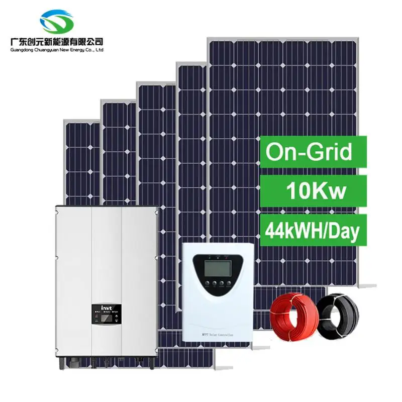 10kw Solar Energy System 20kva Solar Power System Complete On Grid 30kw 50kw Home Solar Power System 100kw