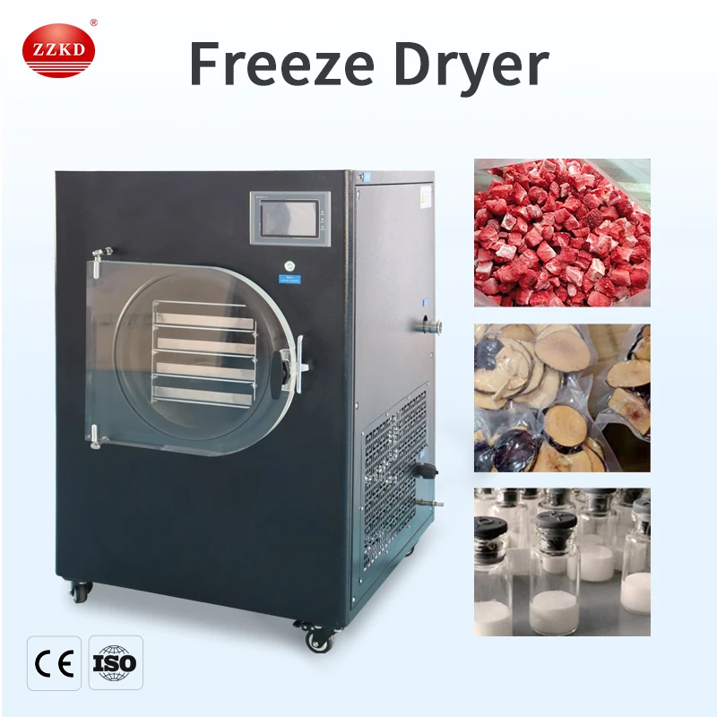 ZZKD Hot Sale Chinese Lab Food Freeze Dryer Machine