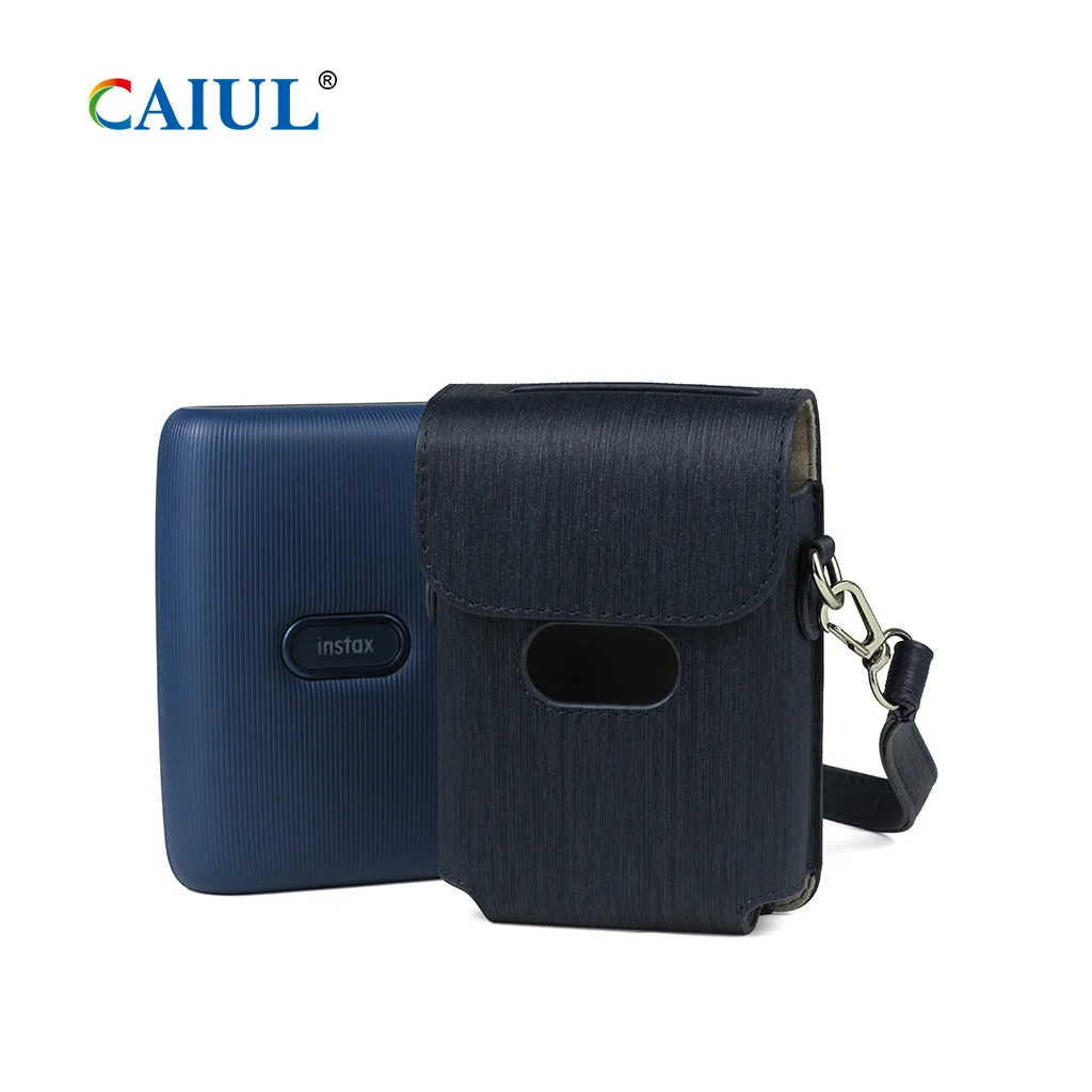 Шикарный стильный Fujifilm Instax Mini Link матовый полиуретановый защитный чехол сумка через плечо
