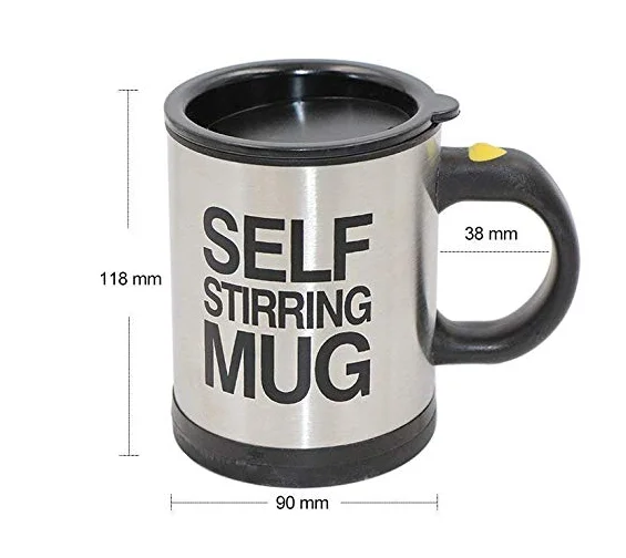 400ml Mugs Automatic Electric Lazy Self Stirring Mug Cup Coffee Milk Mixing Mug Smart Stainless Steel Juice Mix Cup Drinkware