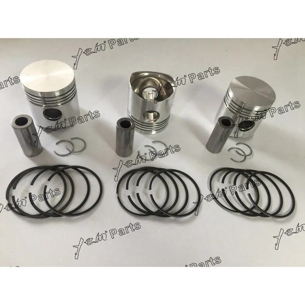 For Yanmar Diesel Engine 3T84 Cylinder Piston Kit With Piston Ring 6