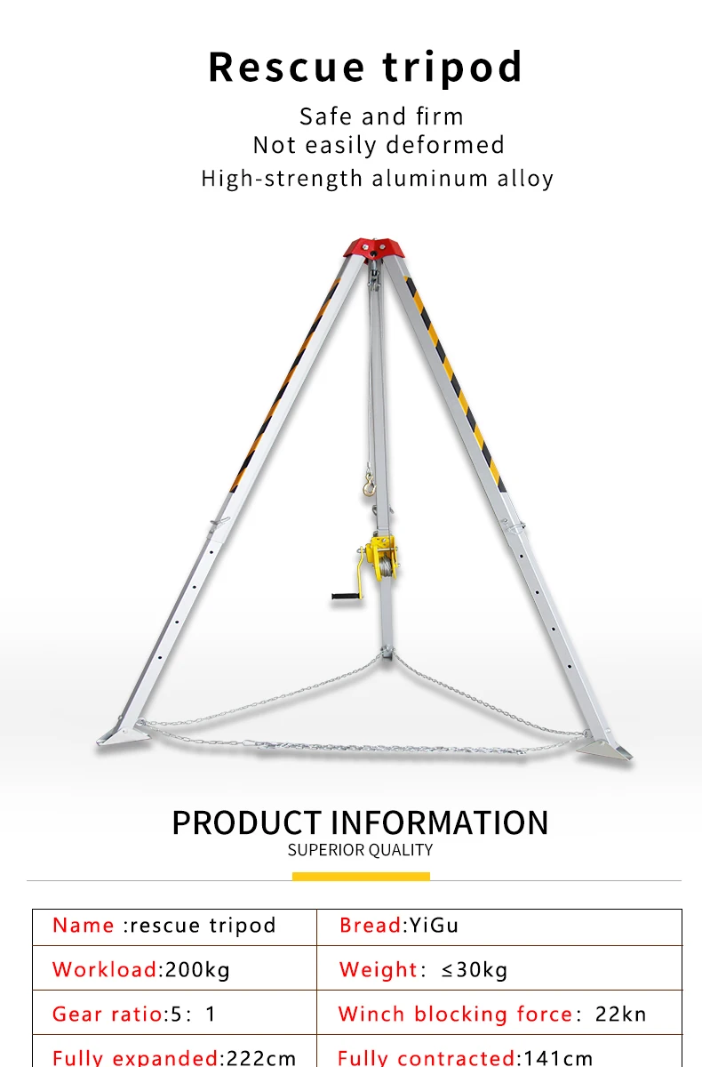 Factory Direct Sale Industrial Lifting Safety Rescue Tripod Buy Rescue Tripod,Rescue Tripod