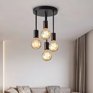 JACKSUN E27 LED Pendant Lights Home Metal Pendant Lamp for Kitchen Dining Living Room Restaurant Modern Chandeliers
