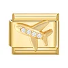 Gold-background aircraft gold