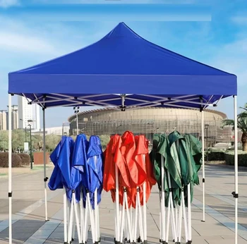 Portable 5m 3x3 Pop Canopy Tent with Waterproof Walls Trade Show Events Folding Popup Vendor Shelter Beach Vendor Gazebo Logo