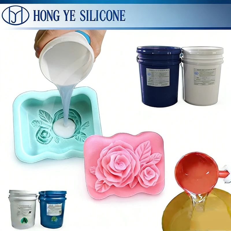 Hongye RTV-2 Food Grade Liquid Silicone Rubber for Wear Resistance Mold with High Temperature Resistance