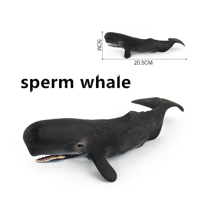 Имитация Кита пластиковая модель игрушки для детей коллекционирования обучающая Морская жизнь синий кит наркит горб убийца