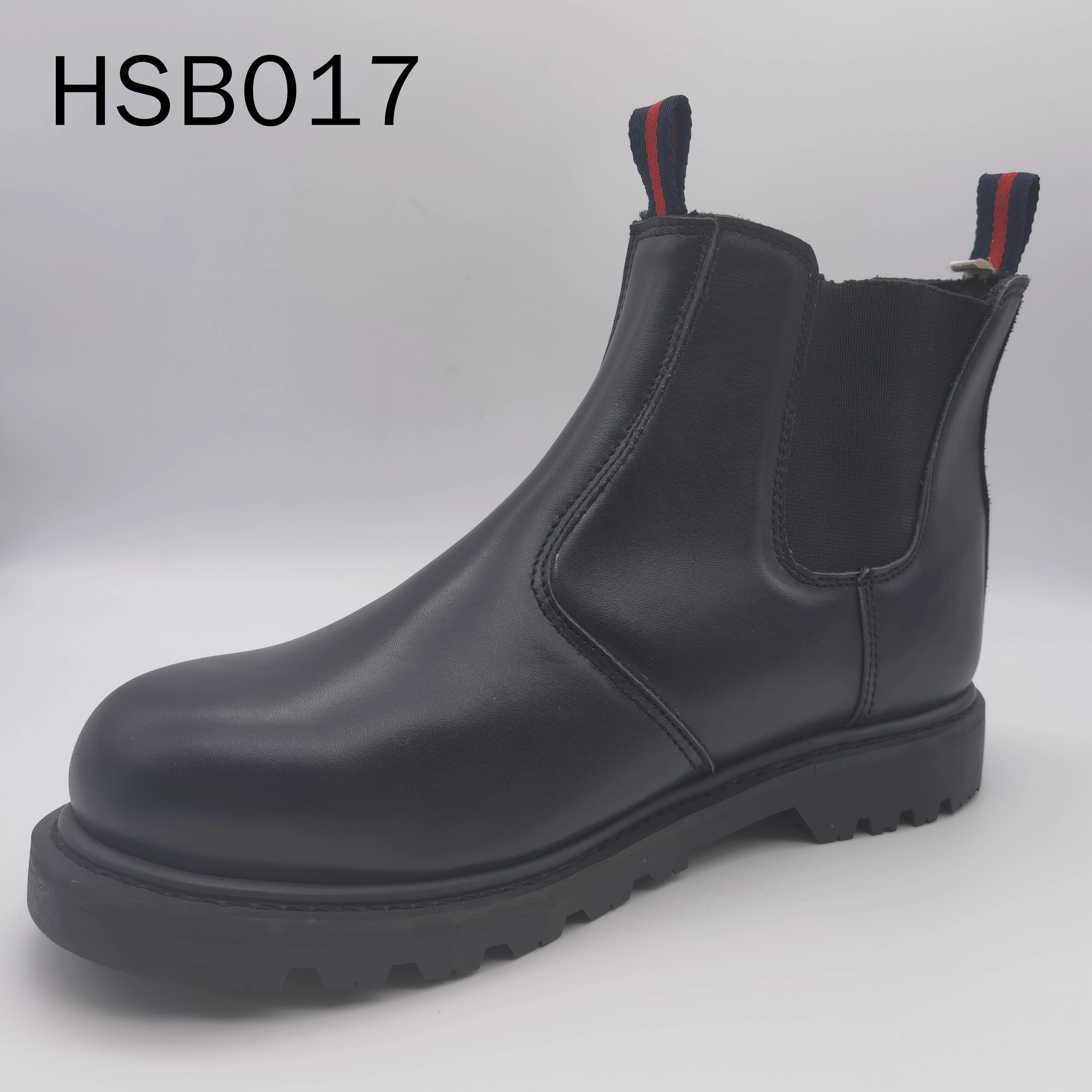 Rwh,strong Goodyear Rubber Outsole Black Safety Boots Oil Proof Acid Resistant Work Boots for Fishing Industry HSB017