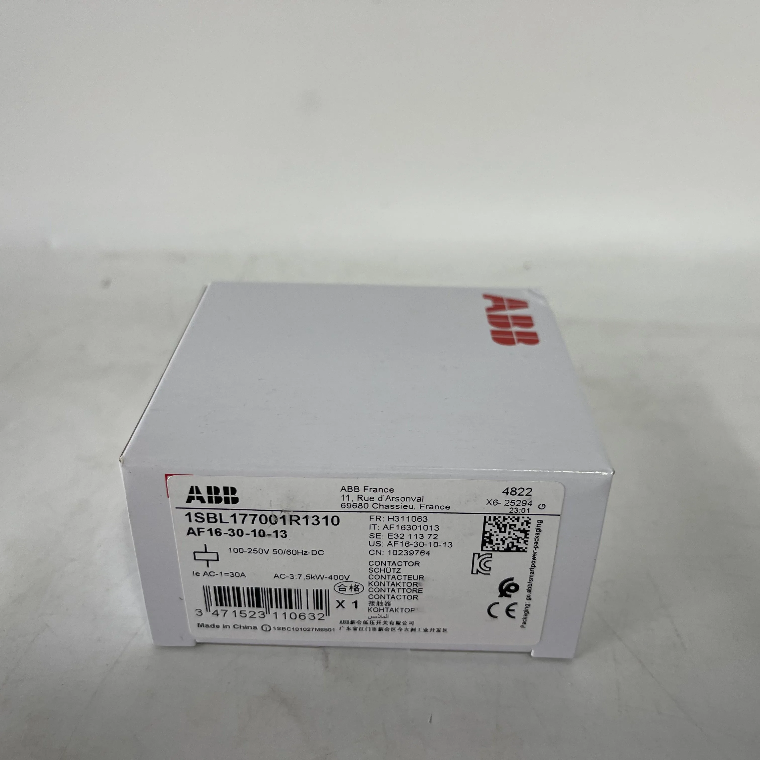 ABB Contactor AF16-30-10-13 1SBL177001R1310
