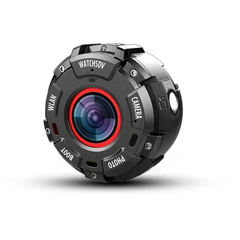 Smart waterproof memory night vision sport camera with watch and recorder