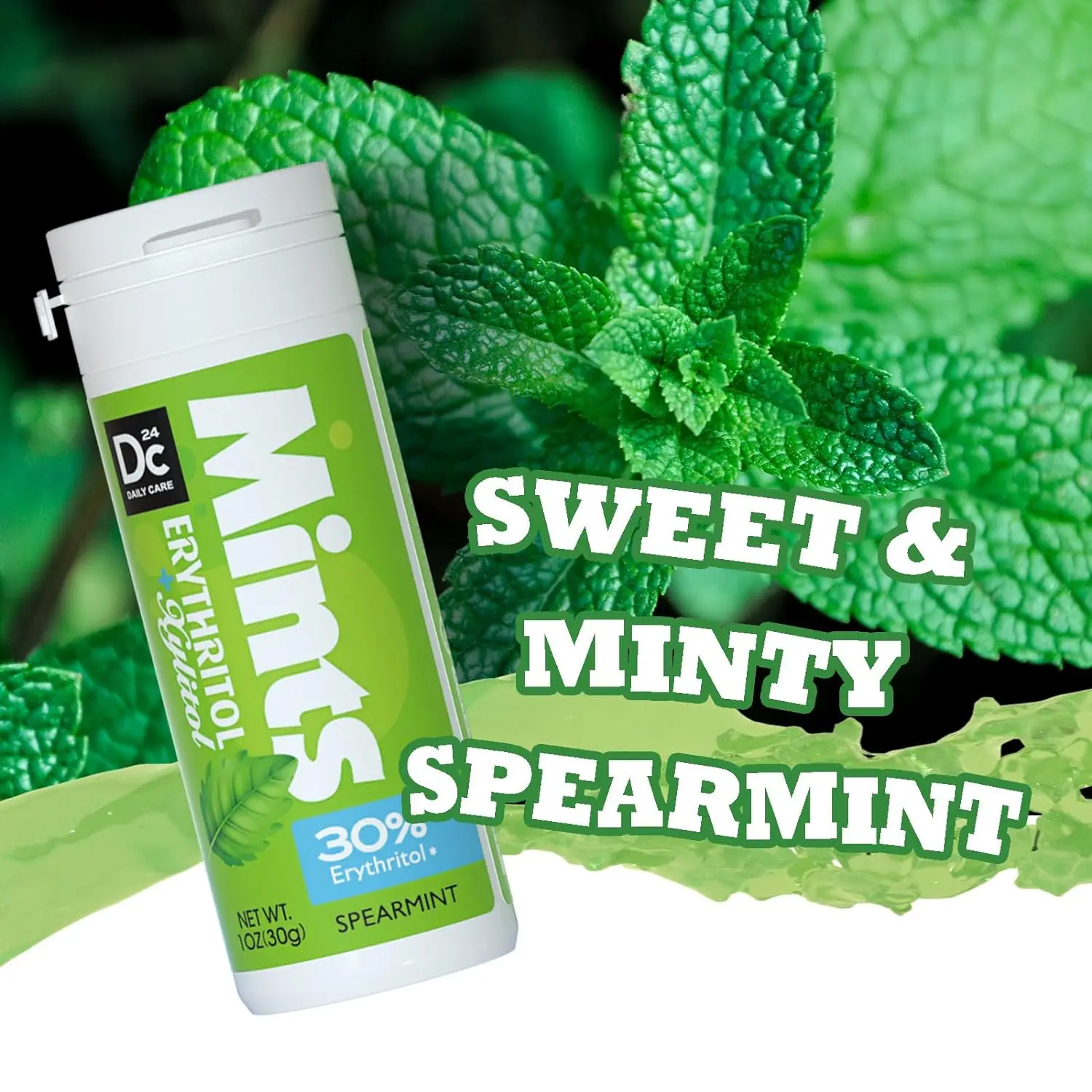 Peppermint Flavor 1.0g One Piece 0 Calorie DC24 Sugar Free Mints