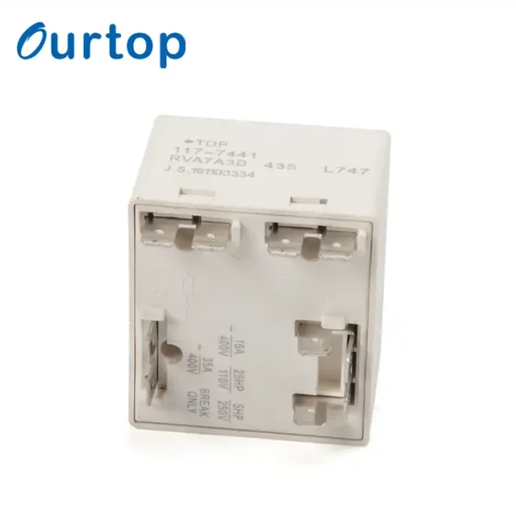 ROHS Compliant OURTOP High Quality Motor Start Potential Relay 50A Switchig Capacity for  Apartment