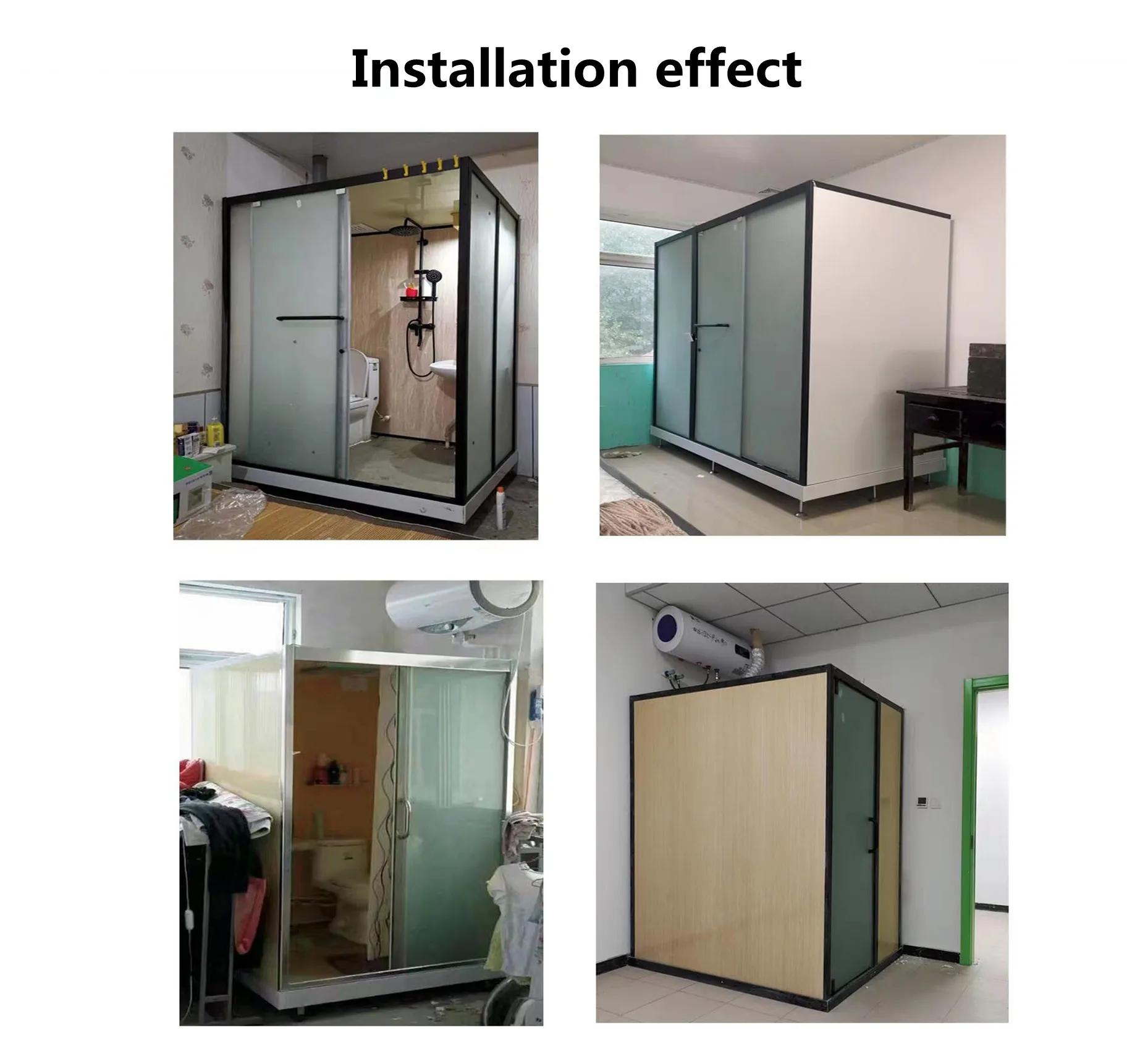 Indoor Outdoor Prefab Bathroom All In One Bathroom Units Complete