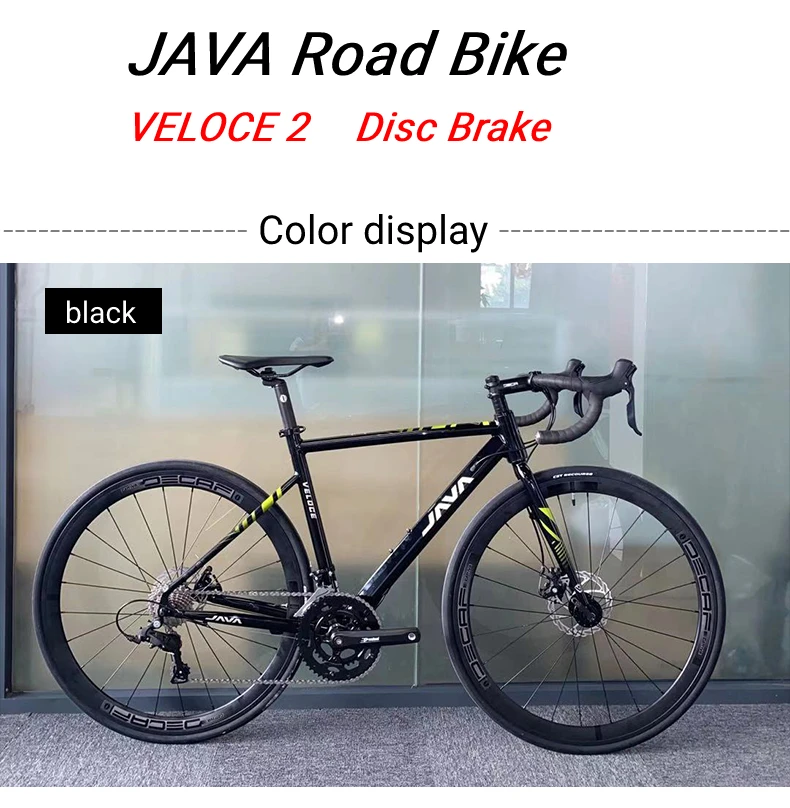 Java Veloce Road Bike 18 Speed Aluminium Alloy Racing Bicycle Disc