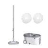 [Warm White Gray] Stainless Steel Mop with 4 Heads