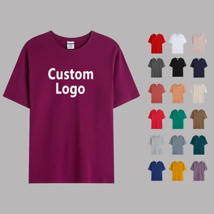 Oversized Heavyweight Cotton T-Shirts for Men Drop Shoulder Graphic Printed Custom Model Printed Blank T-Shirt Blanket