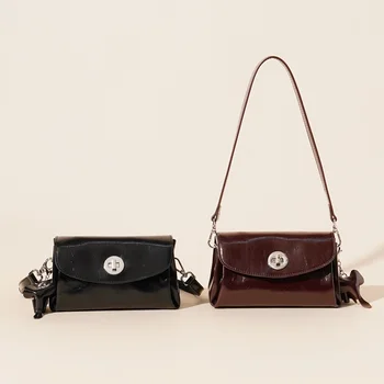 Cowhide Large Capacity Women's Tote Shoulder Bag Retroclassy Feel Arm Crossbody Genuine Leather Work Bag