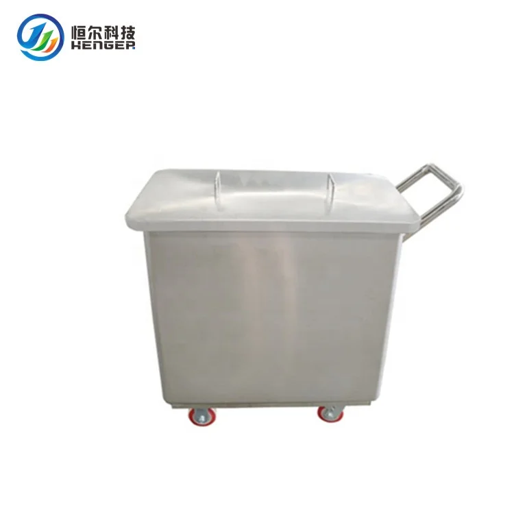 Slaughtering Equipment Meat Processing Plant Used  Euro Tub Food Trolley Stainless Steel Meat Trolley with Good Price