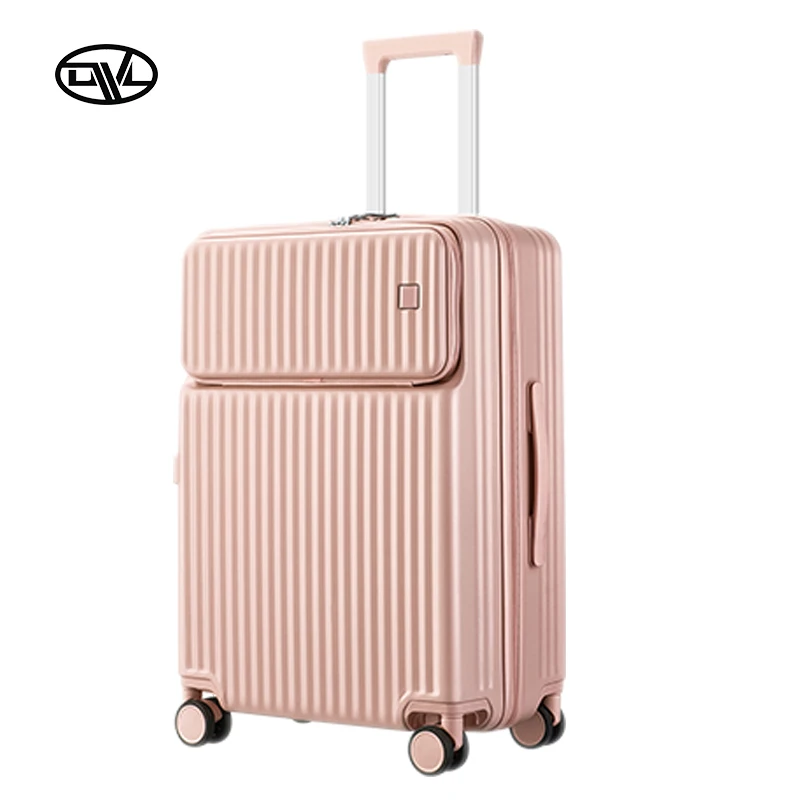 Luxury Multi-Color Travel Cabin Trolley Suitcase PC Rolling Luggage Set High Sales Multiple Sizes Durable Trendy Bag Included