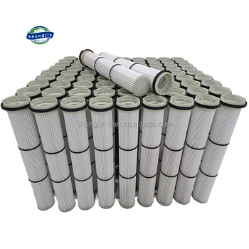 Customized Powder Coating R01 Dust Paint Filter Cartridge for Cement Plant