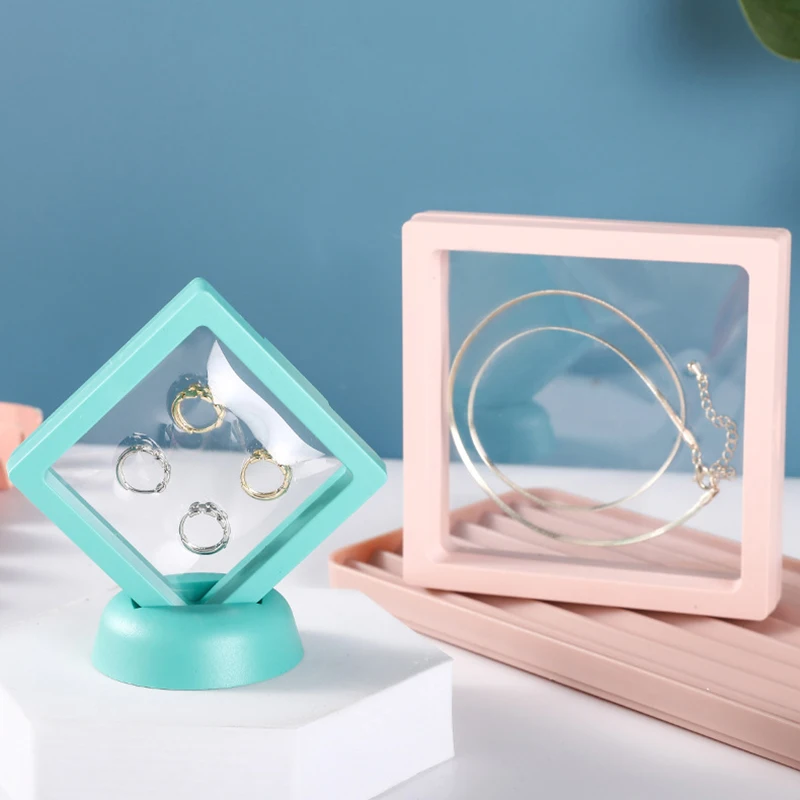 Hight Quality 3D Floating Frame Display Stand Holder Box for Jewelry
